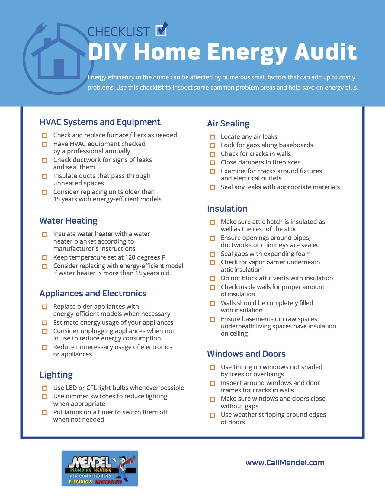 DIY Home Energy Audit Checklist WhosGreenOnline